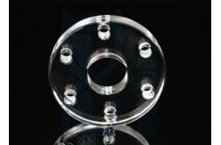 China ISO9001 1100℃ Sio2 Quartz Tube Flange supplier