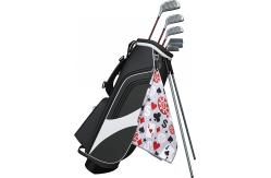 China Highly Absorbent SGS Golf Microfiber Towel With Hanging Loop Included supplier