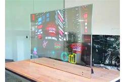 China Ultra Thin OLED Display 128x64 / Waterproof Transparent Window Display supplier