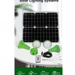 Stand House 3V Solar Home Lighting System 25W Led Power Ultrahigh Brightness