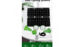 China Stand House 3V Solar Home Lighting System 25W Led Power Ultrahigh Brightness supplier