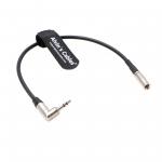 Timecode Cable For Canon R5C DIN 1.0/2.3 To 3.5mm TRS 90 Degree Time Code Cord Compatible With Tentacle Sync for sale