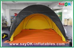 China Outwell Air Tent Durable Inflatable Camping Tent Black Outside Yellow Inside Customized supplier