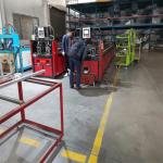 Square Pipes Automatic Punching Machine 2500KG PLC Control System 380V for sale