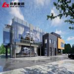 Customizable Size Stylish Metal Material Steel Structure Office Building for sale