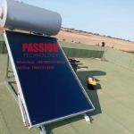 300L Flat Plate Solar Water Heater Black Chrome Solar Collector Blue Color Solar Thermal Collector for sale