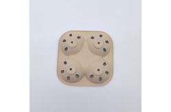 China Compostable Fruit Biodegradable Bagasse Tableware Food Container With Hole supplier