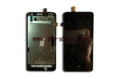 China Black Cell Phone LCD Screen Replacement For Huawei Ascend W2 - U00 Complete supplier