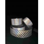 Silver Heat Transfer Reflective Tape On Fabric Customized Pattern