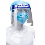 Disposable Fog Resistant Dust Proof Transparent Face Shield for sale