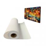 Aqueous Large Format Polyester Canvas Rolls Matte Finish Inkjet Printing