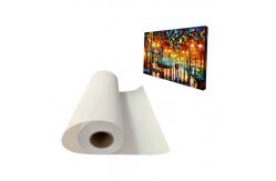 China Aqueous Large Format Polyester Canvas Rolls Matte Finish Inkjet Printing supplier