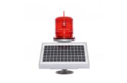 China Aviation Obstruction Helicopter Lifts Solar Signal Lights Aluminum Body supplier