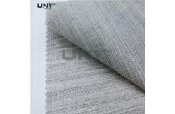 China 112cm Width Polyester Knitted Hair Interlining For Garment supplier