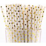 Multi Layered Assorted Paper Straws Sturdy Thick For Weddings  Birthdays for sale
