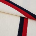 Natural And Comfortable Soft And Skin-Friendly Care Striped Knit Fabric For T-Shirt for sale