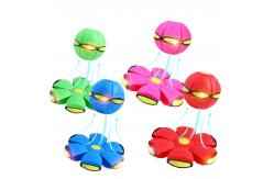 China LED Flying Dog Ball Interactive Pet Toys Rubber Plastic Interactive Puppy Toys supplier