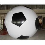 Inflatable advertising balloon / inflatable giant helium sphere / flying football balloon for sale