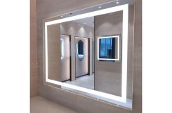 China Illuminated Wall Mounted Bathroom LED Backlit Mirror with Demister and Illuminated supplier