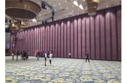 China MDF Aluminum Frame Soundproof Folding Wood Partition Wall For Conference Center supplier