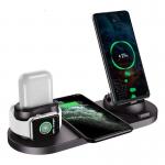 6 In 1 Electronic Wireless Charger Corporate Gift ABS Material Multifunctional for sale