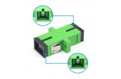 China Duplex Waterproof Fiber Optic Connector APC Plastic Material supplier