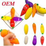 Plastic Fruit & Vegetable Press Toys Release Stress Relax Toy for sale