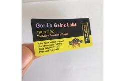 China OEM Printing PET Pharmaceutical 10ml Glass Vial Labels supplier