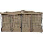 4mm Wire Hesco Barriers 75x75mm Hole Size Army Use Custom for sale
