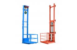 China 1 Ton Hydraulic Single Guide Rail Freight Elevator For Warehouse supplier