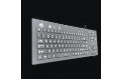 China Backlit Silicone Rubber Keypad With High Accuracy Trackball Mouse Flexible supplier