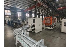 China Fully Automatic Toilet Tissue Paper Double Channel Log Saw Cutting Machine supplier