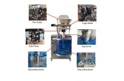 China Essence Powder Pouch Packing Machine 200g 220V Automatic Auger Filling supplier