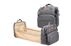 China OEM ODM Nursing Mother Bag Diaper Bag Foldable Crib With USB supplier