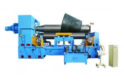 China Three Roll Hydraulic Plate Rolling Machine With Main Drive Motor Power 15kw supplier