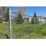 Anti Aging 9 Gauge Galvanized Chain Link Fence Diamond Hole 3D Modeling