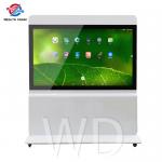 Horizontal Movable 49 Inch Indoor Digital Signage , Kiosk Interactive Touch Screen for sale
