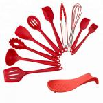 Eco - Friendly Silicone Kitchen Set , Silicone Cooking Utensil Set Durable for sale