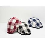 Cotton Fabric Custom Personalized Hats Fashion Lattice Appearance With Curved Brim for sale