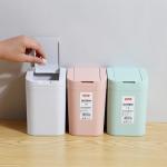 1.5L Desk Plastic Dustbin For Schools Toilet Waste Management for sale
