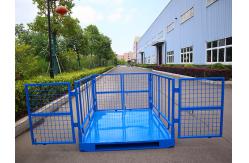 China Foldable And Durable Steel Stillage Cage With Optional Wheels For Storage supplier