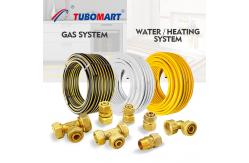 China Brass Compression Pex Fitting For Pex Multilayer Water Pipe ISO 14001 supplier
