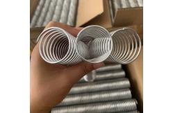 China Wire Diameter 2.0mm Electroplating Notebook Silver Spiral Binding Coil supplier