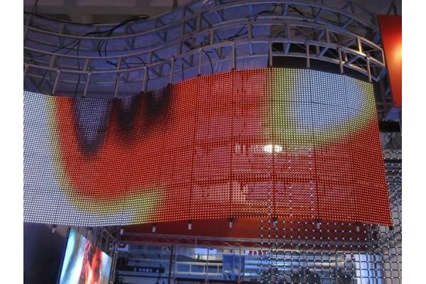 P12 DIP Full Color Flexible LED Video Wall RGB HD LED Panel Easy Installation