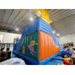 Automatic Move Inflatable Bounce House With Slide SpongeBob SquarePants Inflatable Fun City