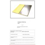 Wall Thermal Insulation Glass Wool Board With Foil Building Material 1.2m Length