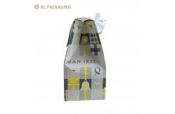 China Cardboard Paper Foldable Card Box Folder Lip Packaging Box With Ribbon Bow supplier