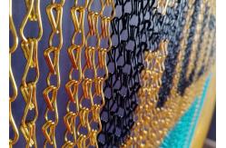 China Double Hook Aluminum Chain Curtain For Decorative Room Divider supplier