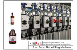 China Lobe Pumps Automatic Liquid Filling Machine For Chunk Paste supplier