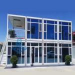 Comfortable Prefabricated Container Houses Quick Assembled Modern Prefab Homes for sale